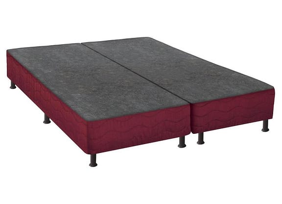 Base Cama Box Queen Reconflex 25x158x198cm Rouge
