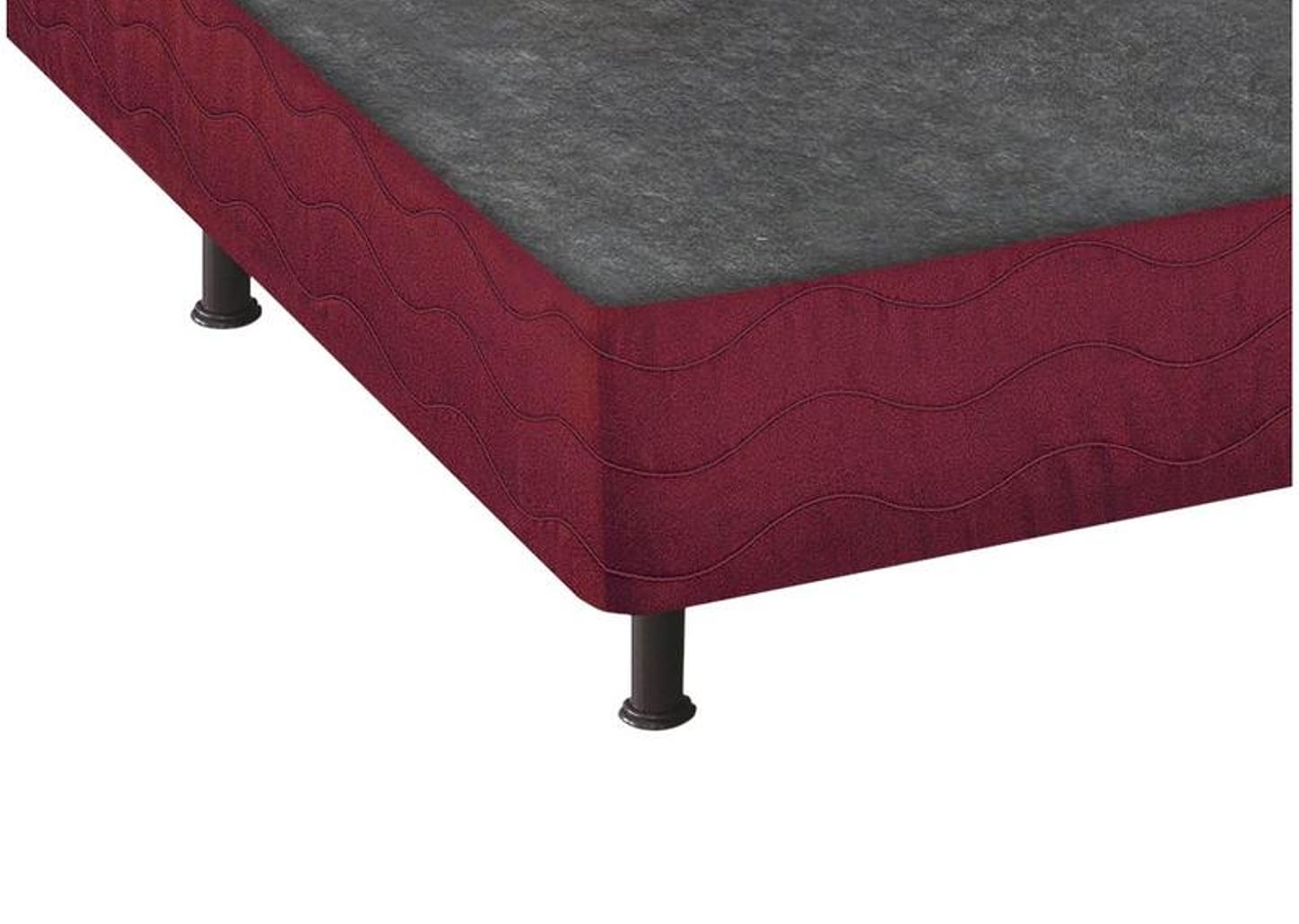 Base Cama Box Queen Reconflex 25x158x198cm Rouge