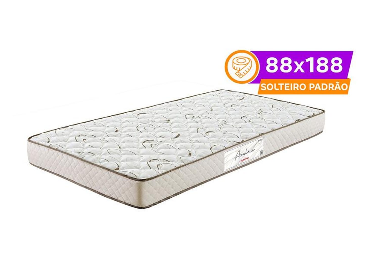 Colchão Solteiro Padrão Prorelax de Espuma D26 14x88x188cm Azaléia