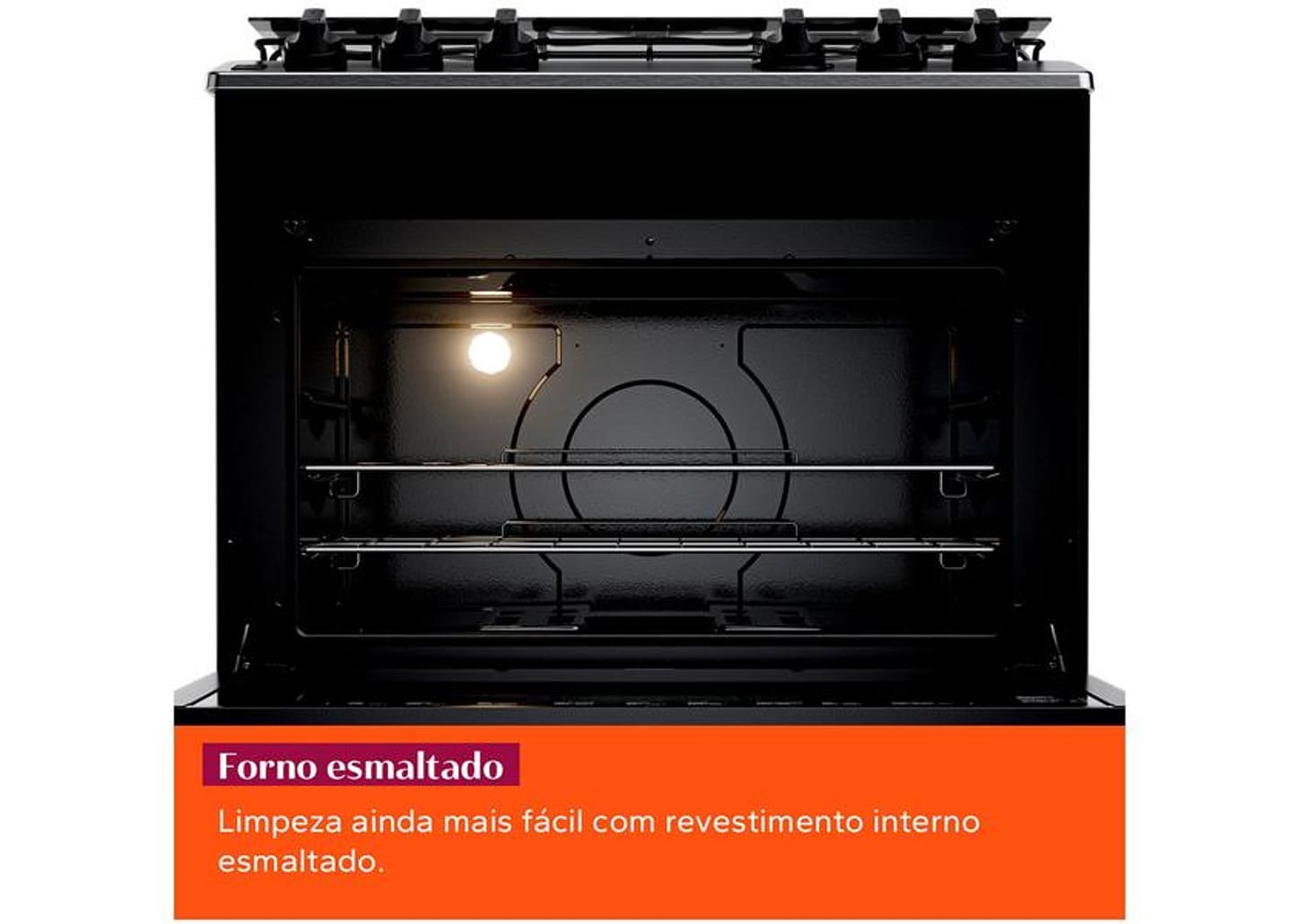 Fogão 5 Bocas Brastemp Branco Acendimento - Automático BFS5NDB