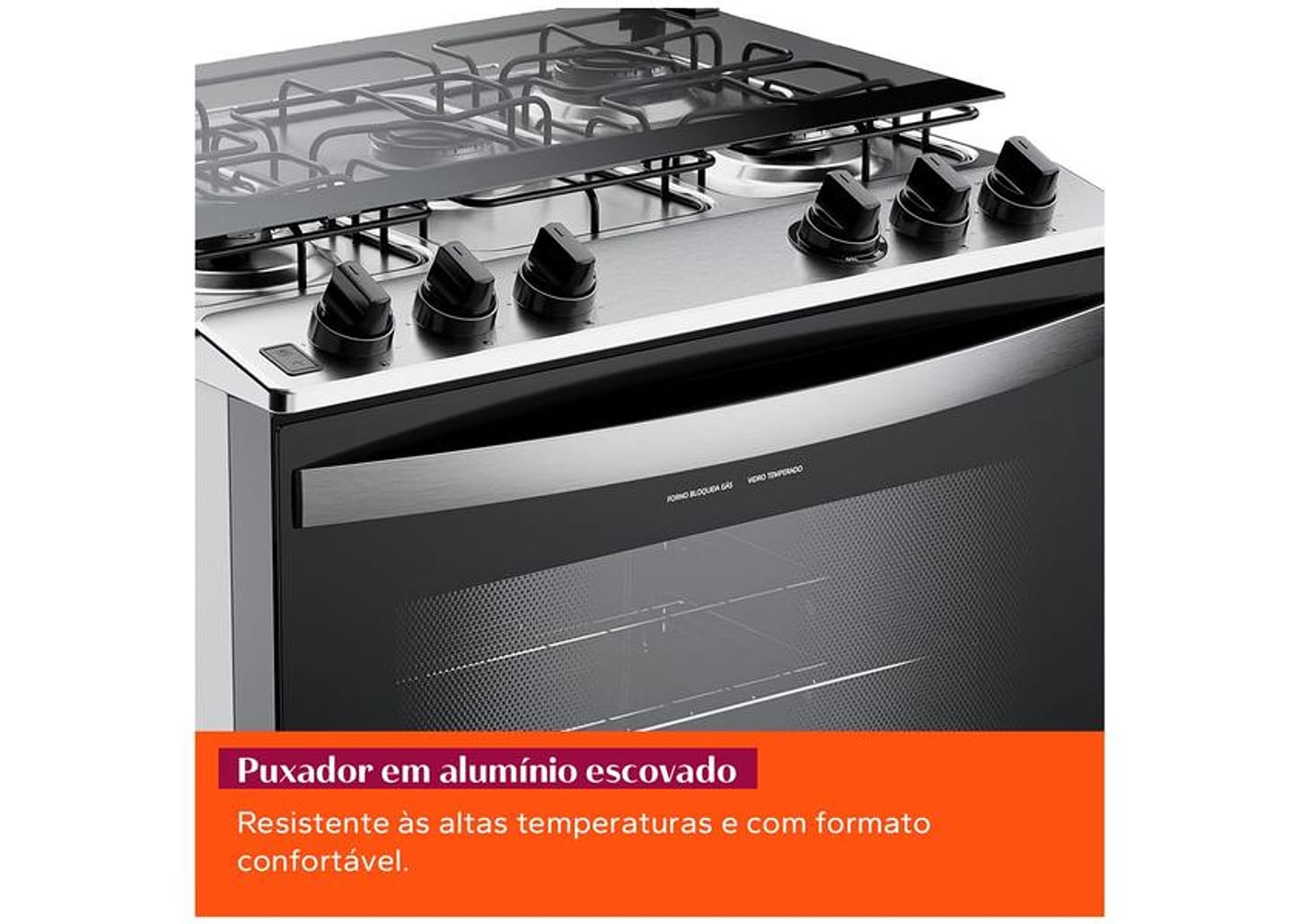 Fogão 5 Bocas Brastemp Branco Acendimento - Automático BFS5NDB
