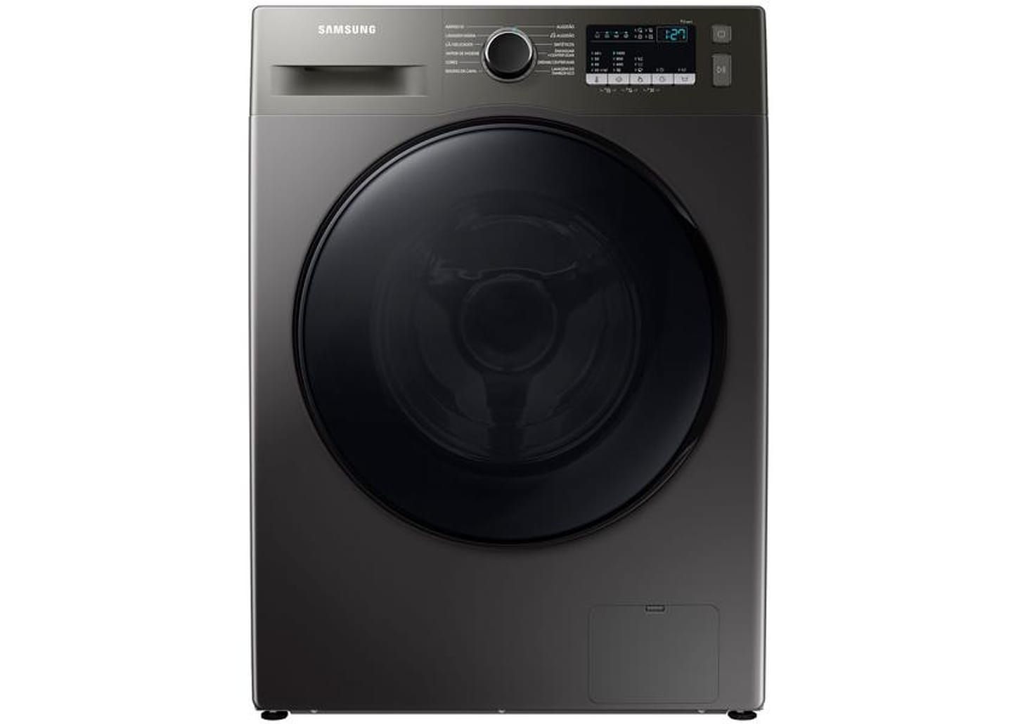 Lavadora de Roupas Samsung Inverter 11kg Cesto Inox 12 Programas de Lavagem Preta WW11T4040BX/AZ