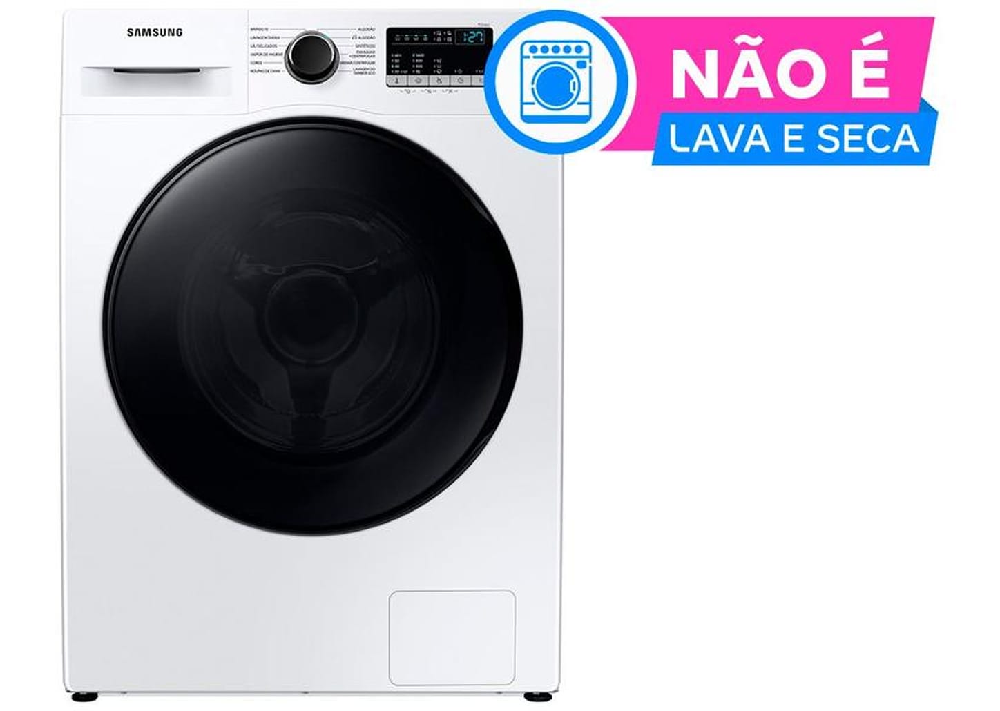 Lavadora de Roupas Samsung Inverter 11kg Cesto Inox 12 Programas de Lavagem Branca WW11T4040BE/AZ