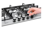 Cooktop 5 Bocas a Gás Natural Midea Tripla Chama Acendimento Automático CYB5B