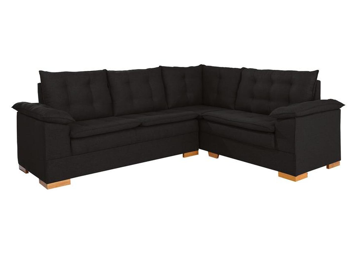 Sofá de Canto 5 Lugares Veludo Ideale JW Estofados