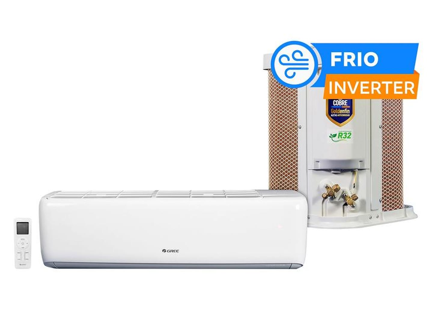 Ar-condicionado Split Gree Inverter 12.000 BTUs Frio Auto G-Top