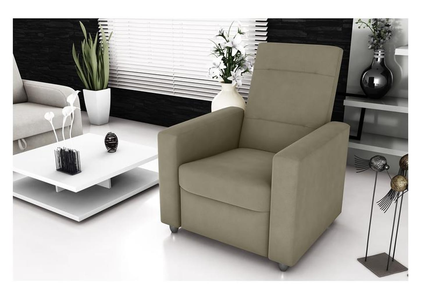 Poltrona Reclinável Moderna 2 Posições Matrix Ranger