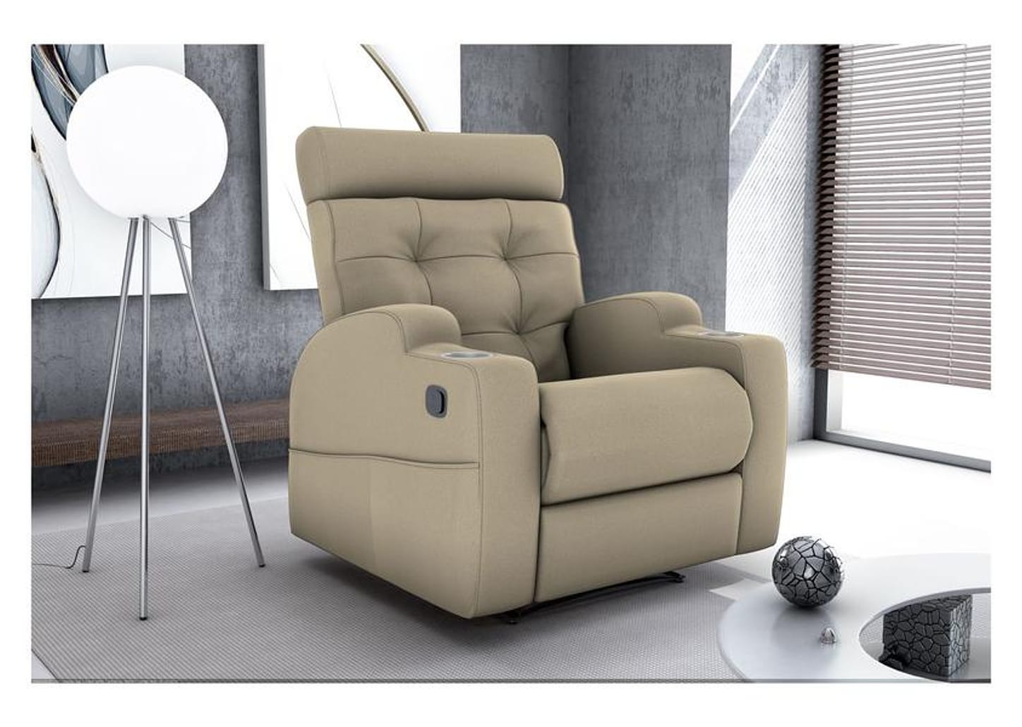 Poltrona Reclinável Moderna Matrix Compass