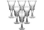 Jogo de Taças de Vidro para Água e vinho Transparente 230ml 6 Peças Hauskraft Jennie