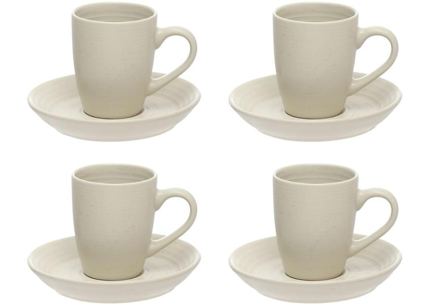 Jogo de Xícaras de Café 120ml Hauskraft Sarah 4 Peças