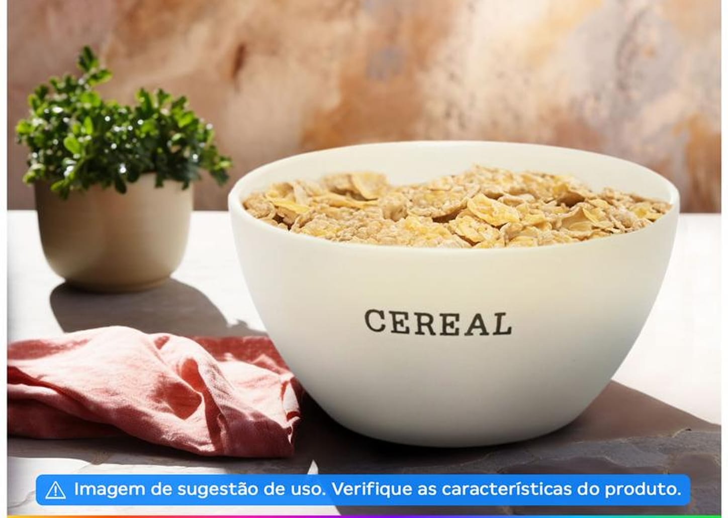 Bowl de Cerâmica Branco Hauskraft Cremona PCLN238 500ml