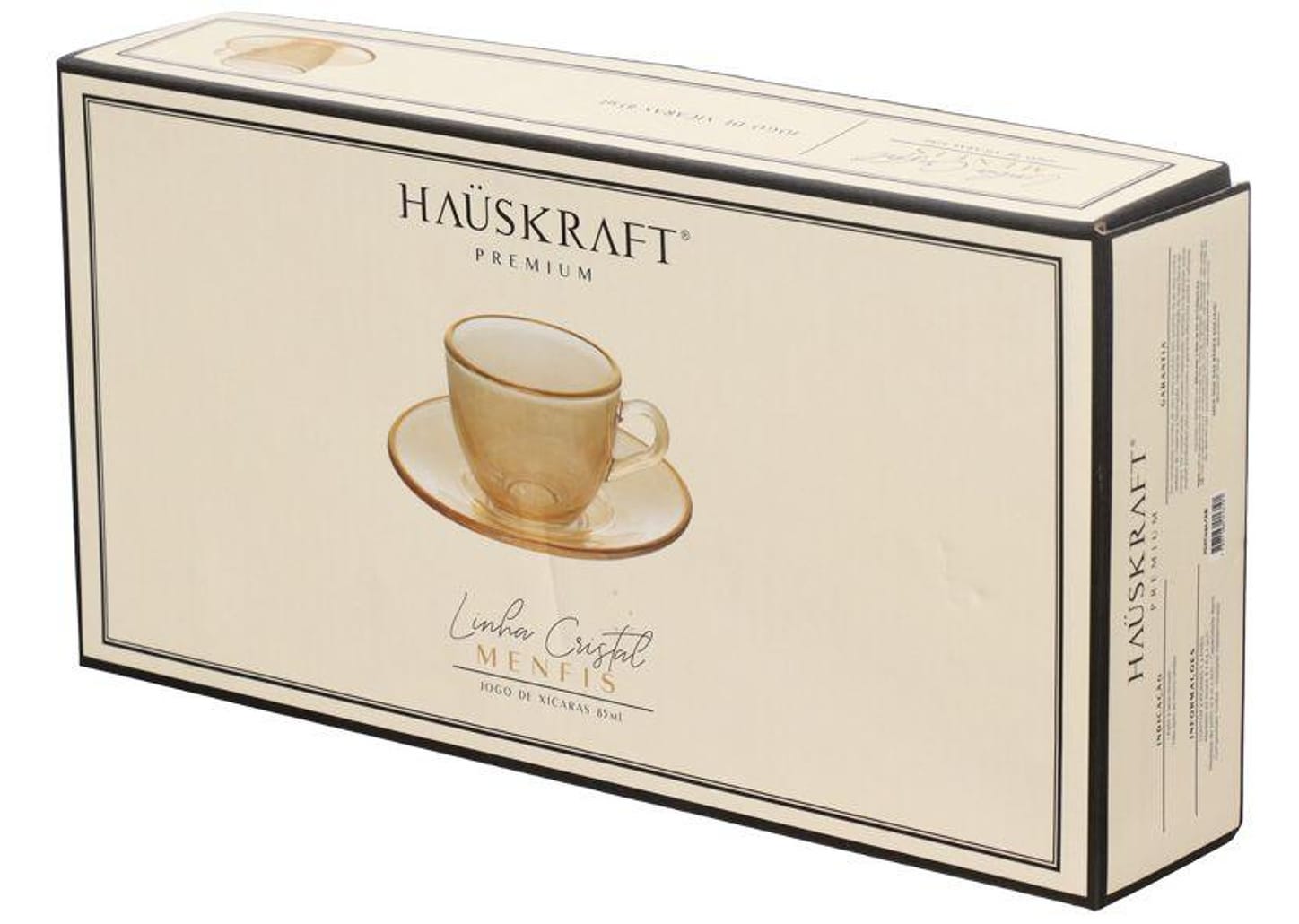 Jogo de Xícaras de Café 85ml Hauskraft Matte 4 Peças