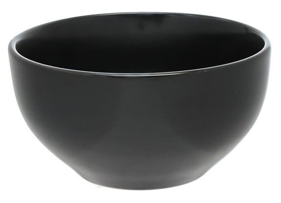 Bowl de Cerâmica Preto Hauskraft Charlotte PCLN214/PT 580ml