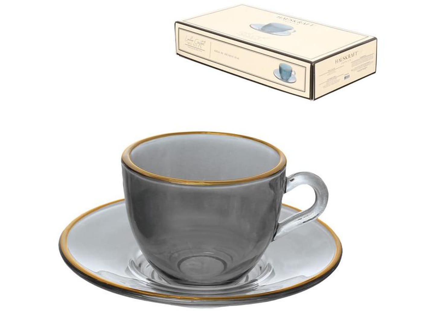 Jogo de Xícaras de Café 85ml Hauskraft Matte 4 Peças