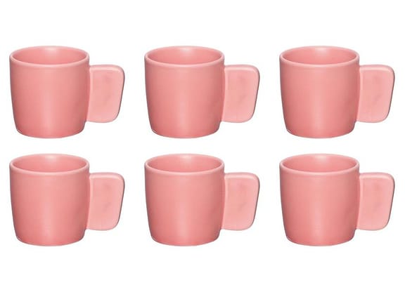 Jogo de Xícaras de Café 80ml Hauskraft Willow 6 Peças