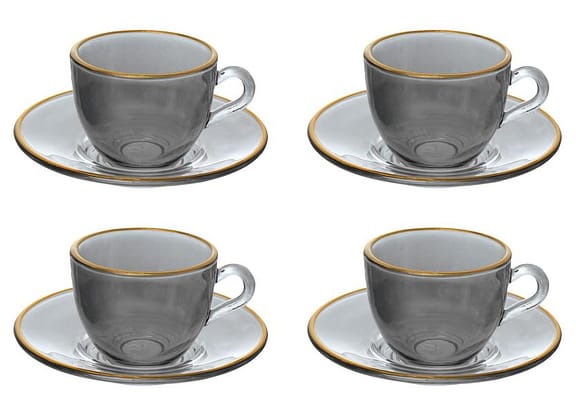 Jogo de Xícaras de Café 85ml Hauskraft Matte 4 Peças