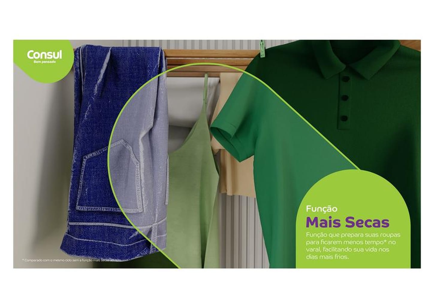 Lavadora de Roupas Consul 15kg Cesto Inox 12 Programas de Lavagem CWN15AB