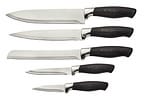 Jogo de Facas Hauskraft com Cepo Black 5 Peças