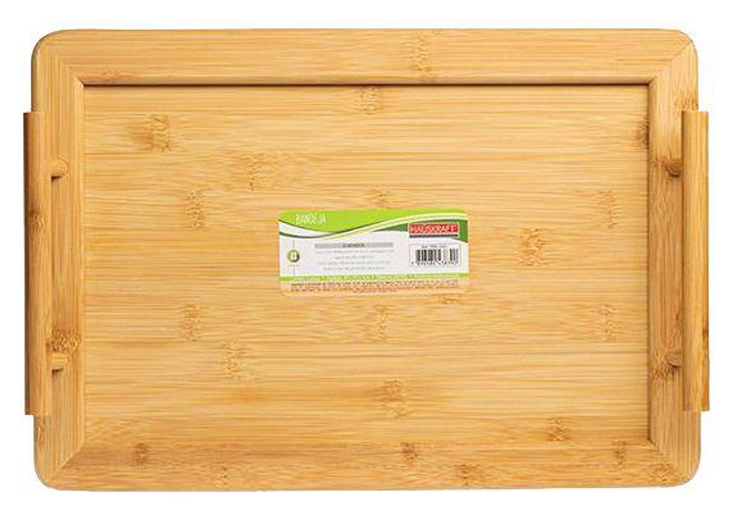 Bandeja para Servir Retangular Hauskraft Bambu 40x27cm