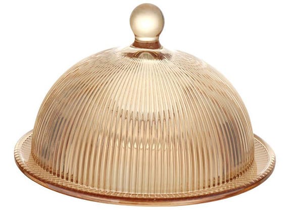 Queijeira com Tampa de Vidro Hauskraft Graffiato