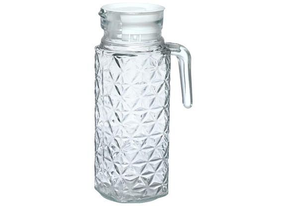 Jarra de Vidro com Tampa 1L Transparente Hauskraft Regina