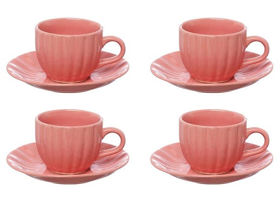 Jogo de Xícaras de Chá 150ml Hauskraft Bella 4 Peças