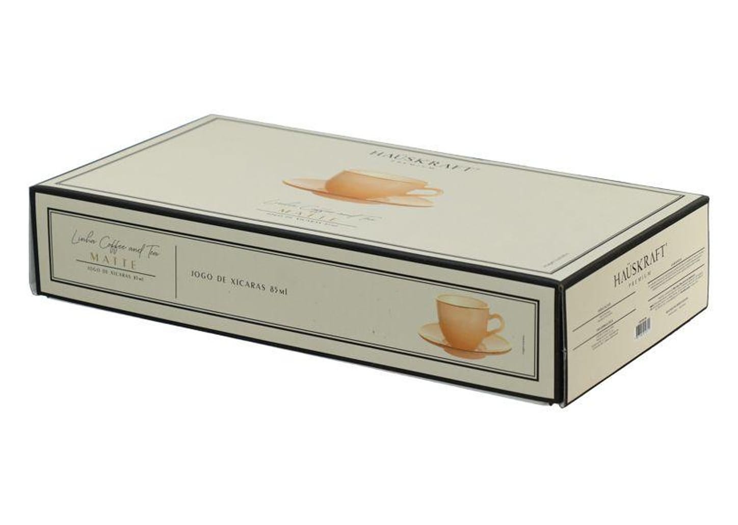 Jogo de Xícaras de Café 85ml Hauskraft Matte 4 Peças