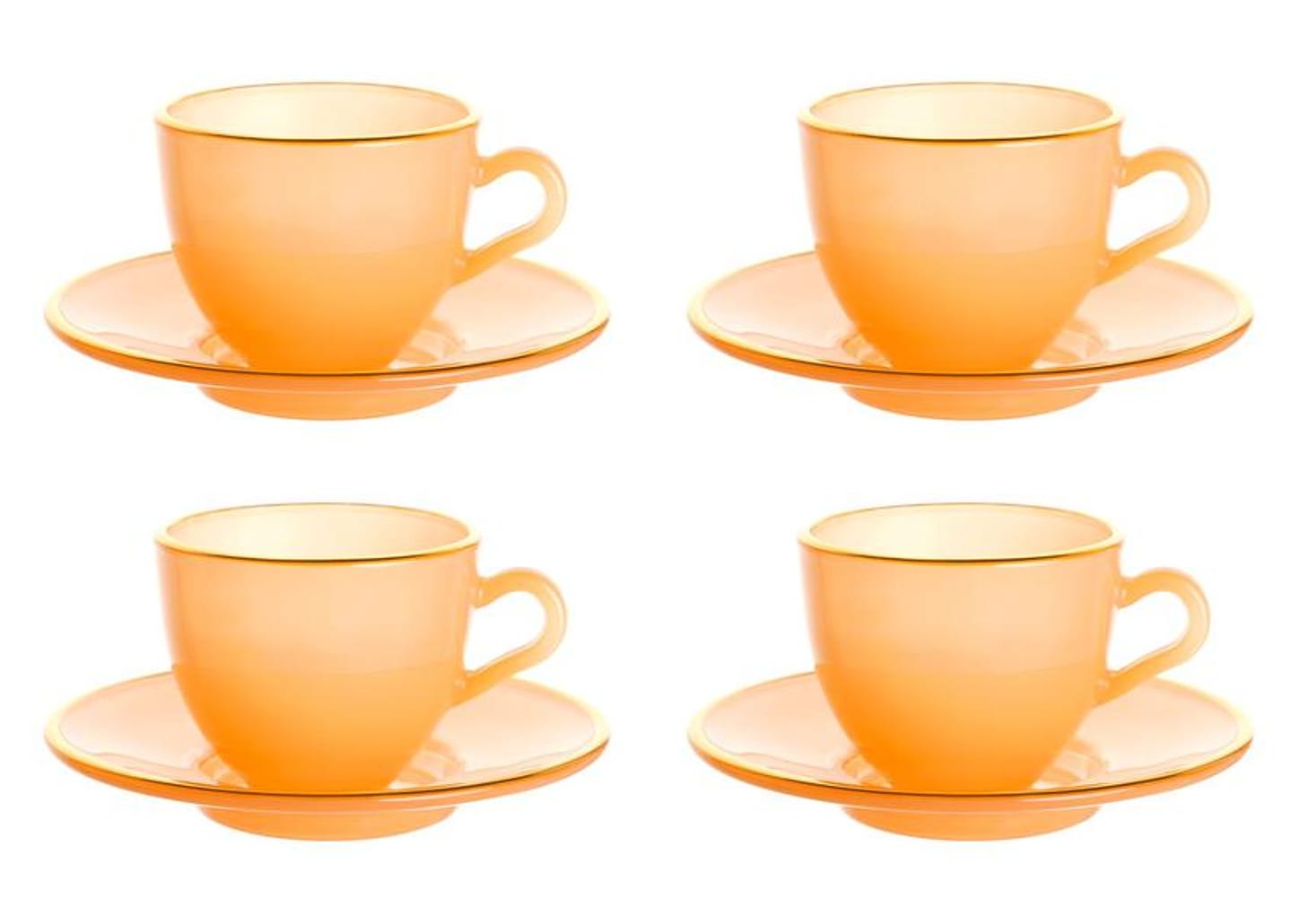 Jogo de Xícaras de Café 85ml Hauskraft Matte 4 Peças