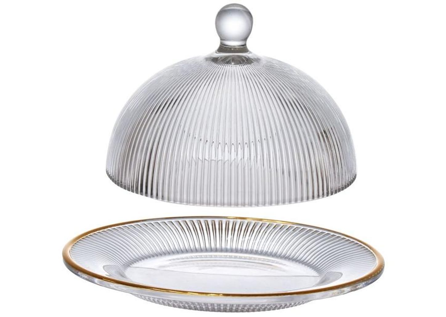 Queijeira com Tampa de Vidro Hauskraft Graffiato