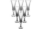 Jogo de Taças de Vidro para Champanhe Transparente 164ml 6 Peças Hauskraft Jennie