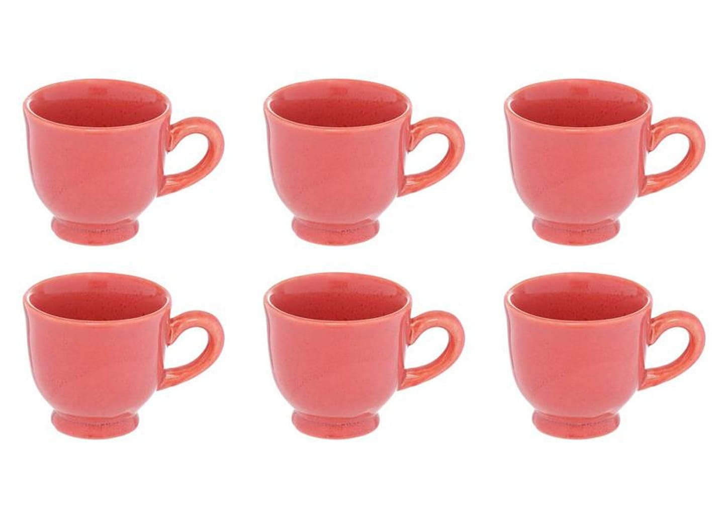 Jogo de Xícaras de Café 100ml Hauskraft Reactive Glaze 6 Peças