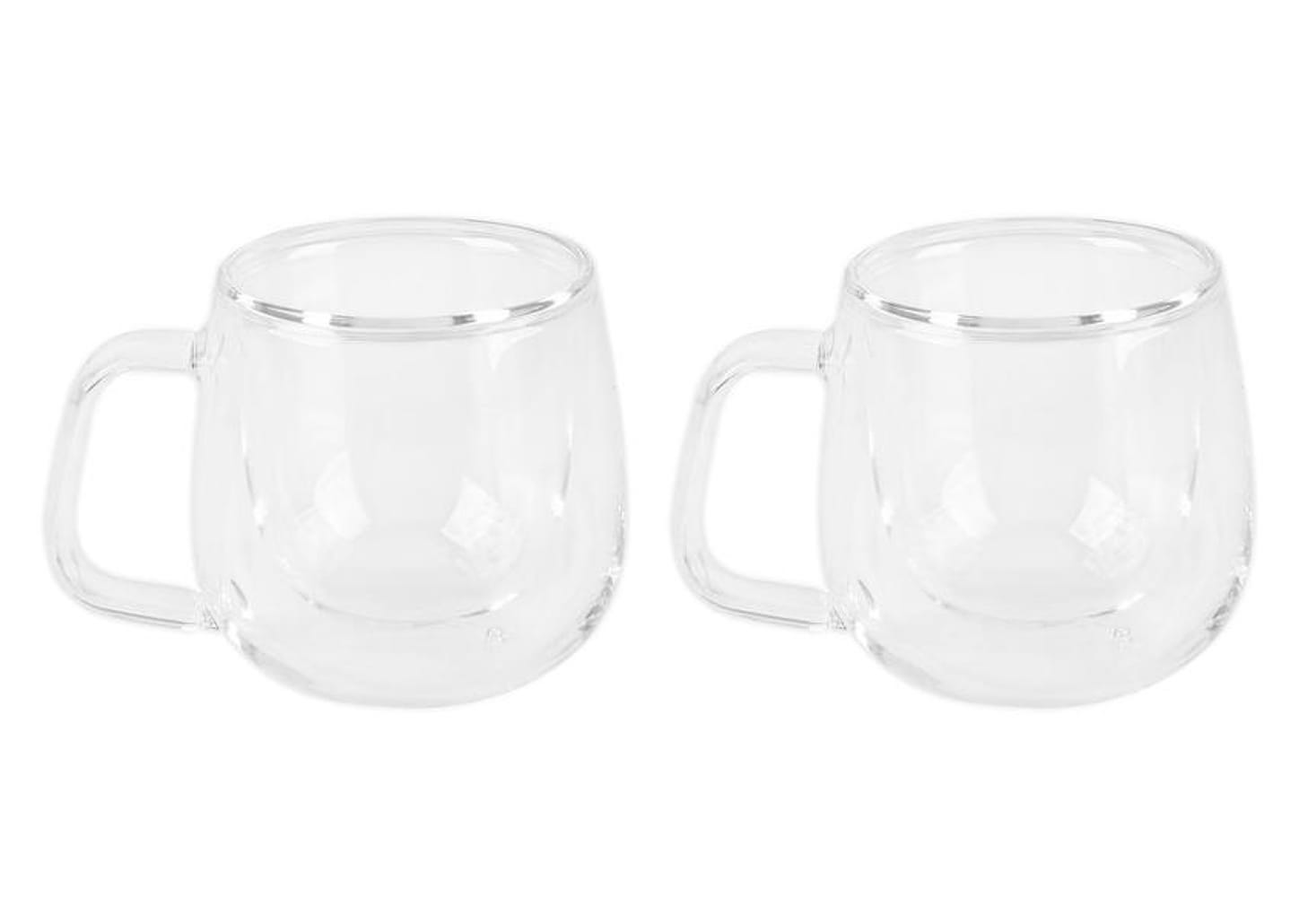 Jogo de Xícaras de Café 100ml Tramontina Vidro Duplo 64760440 2 Peças