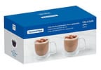 Jogo de Xícaras de Chá e Capuccino 200ml Tramontina Vidro Duplo 64760450 2 Peças