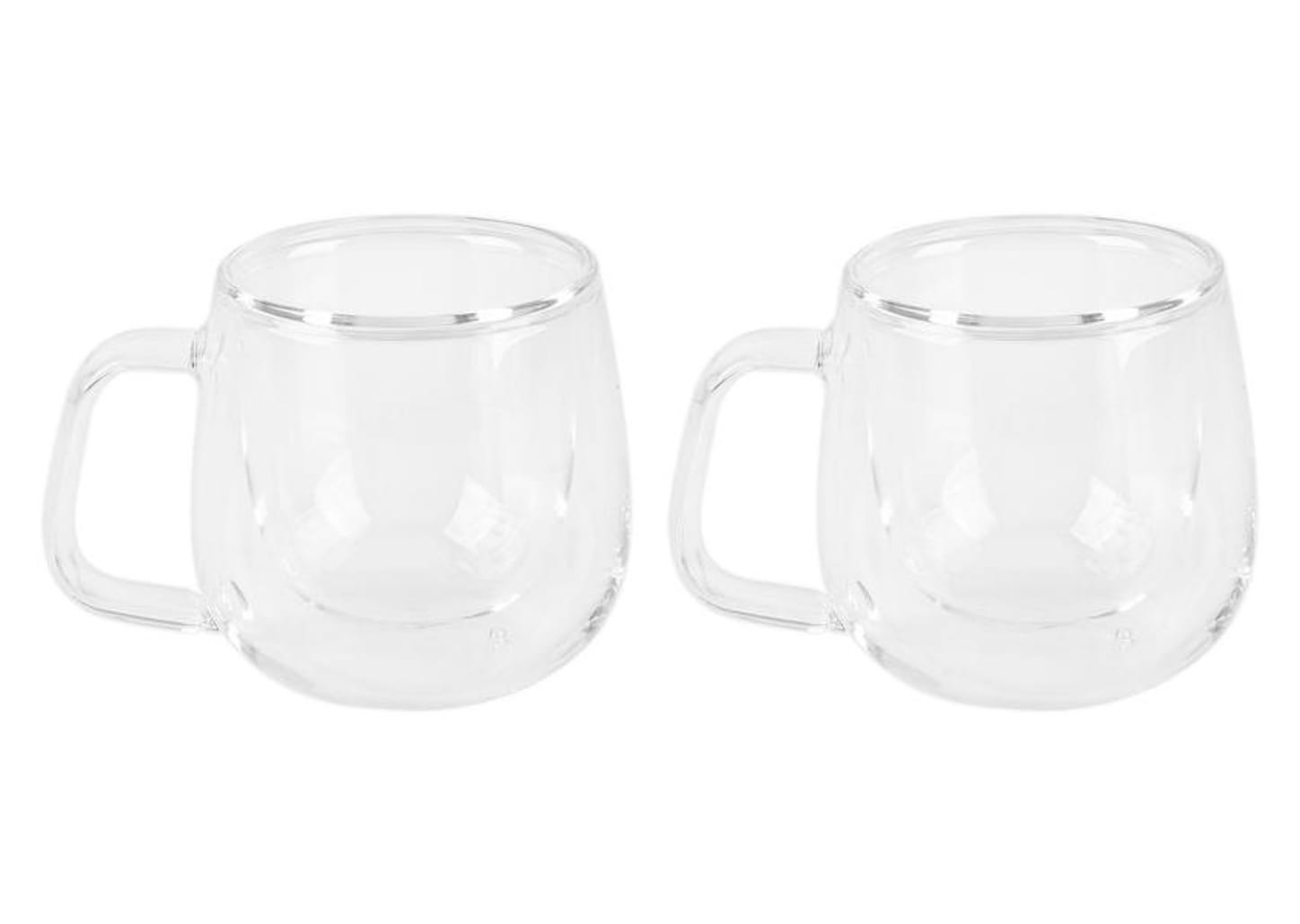 Jogo de Xícaras de Chá e Capuccino 200ml Tramontina Vidro Duplo 64760450 2 Peças