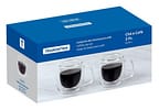 Jogo de Xícaras de Café 100ml Tramontina Vidro Duplo 64760440 2 Peças