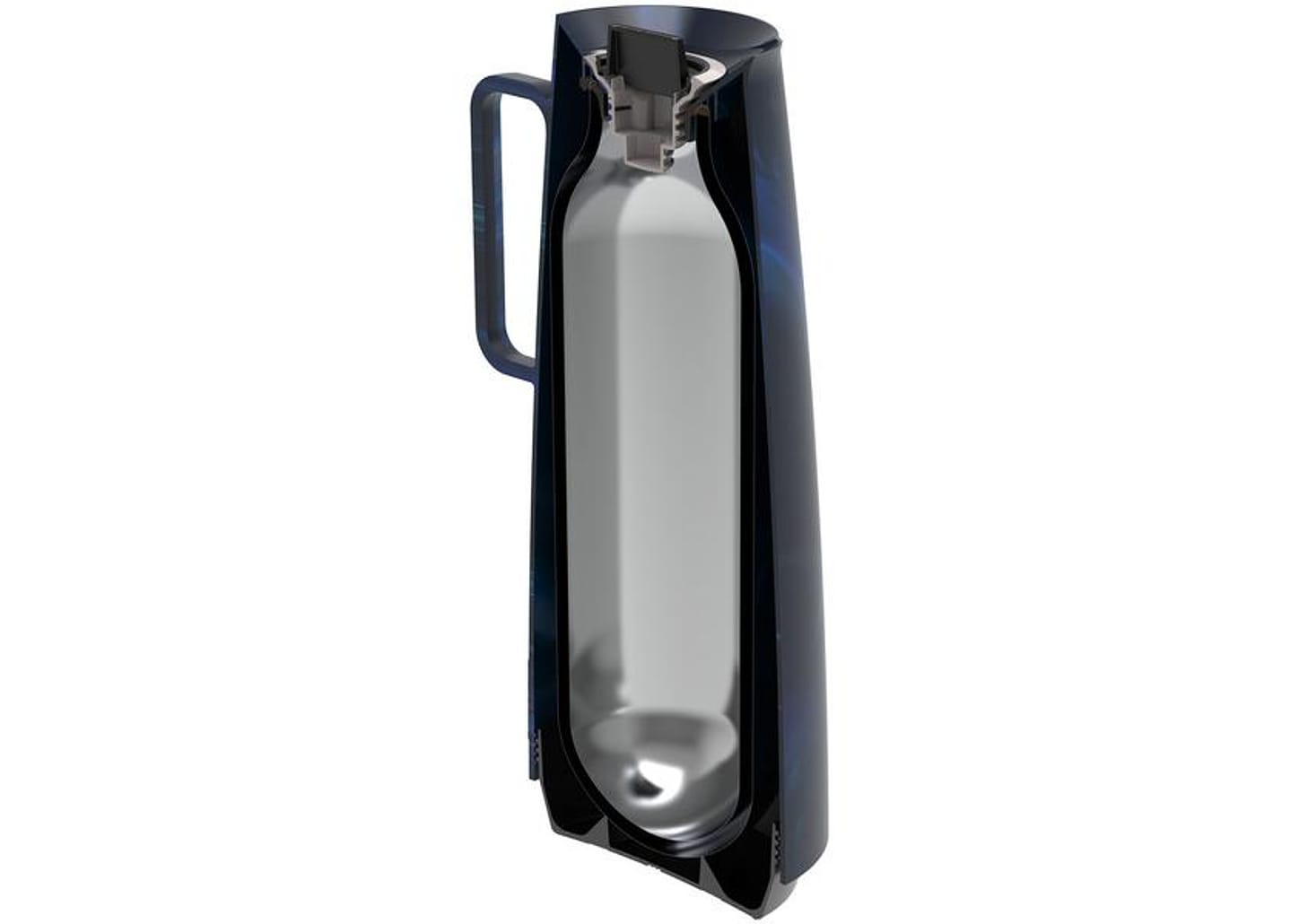 Bule de Chá e Café de Plástico Azul 1L Tramontina Exata