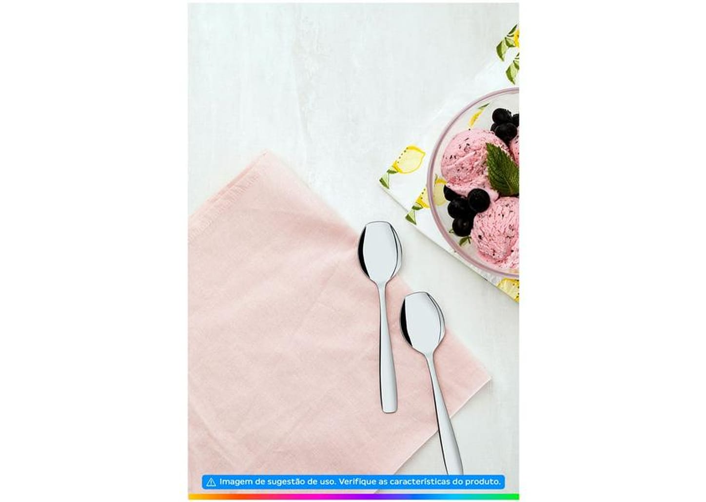 Jogo de Colher Aço Inox Tramontina Amazonas 6 Peças