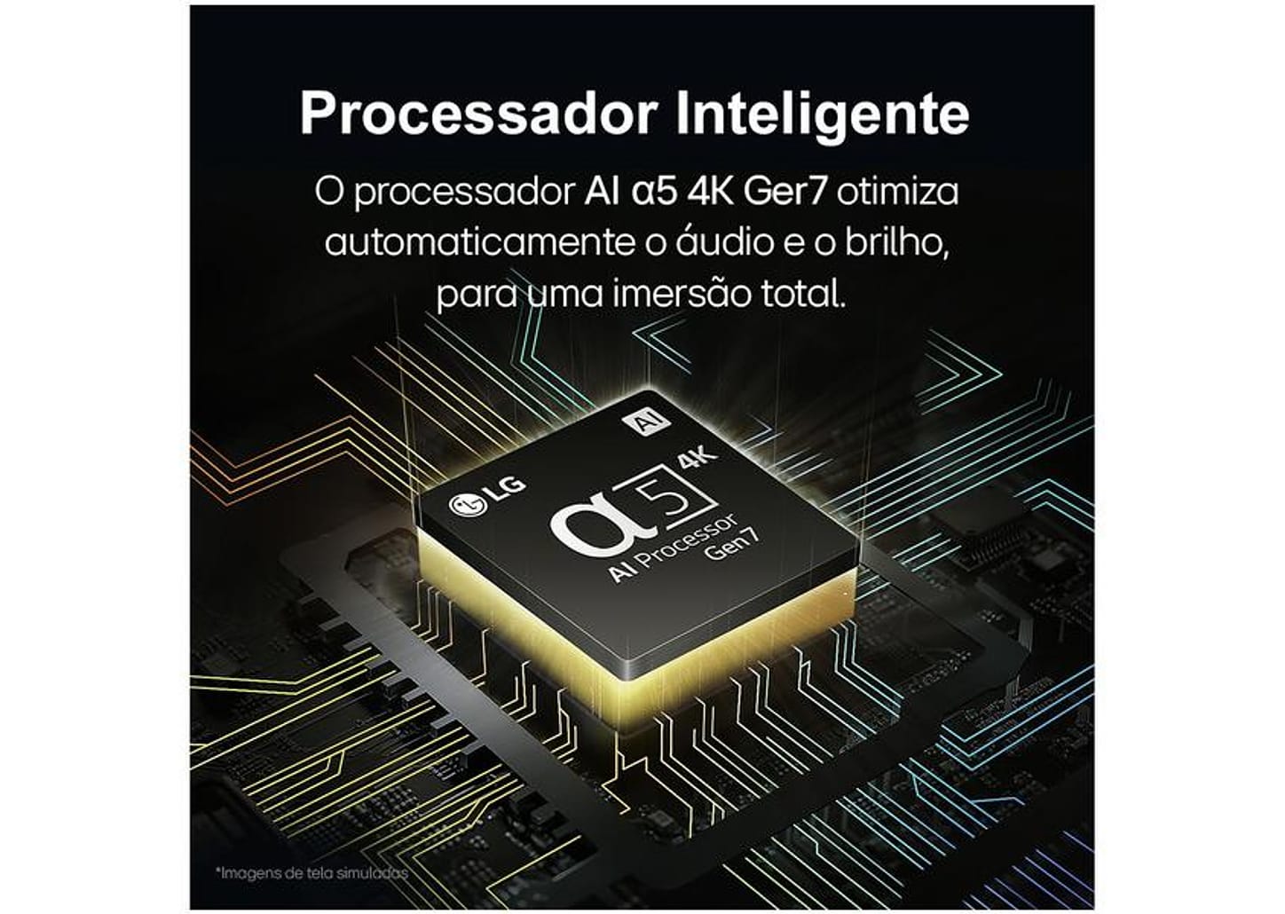 Smart TV 50" 4K UHD LCD LED NanoCell LG NANO80 50NANO80TSA AI Processor Wi-Fi e Bluetooth 3 HDMI 2 USB