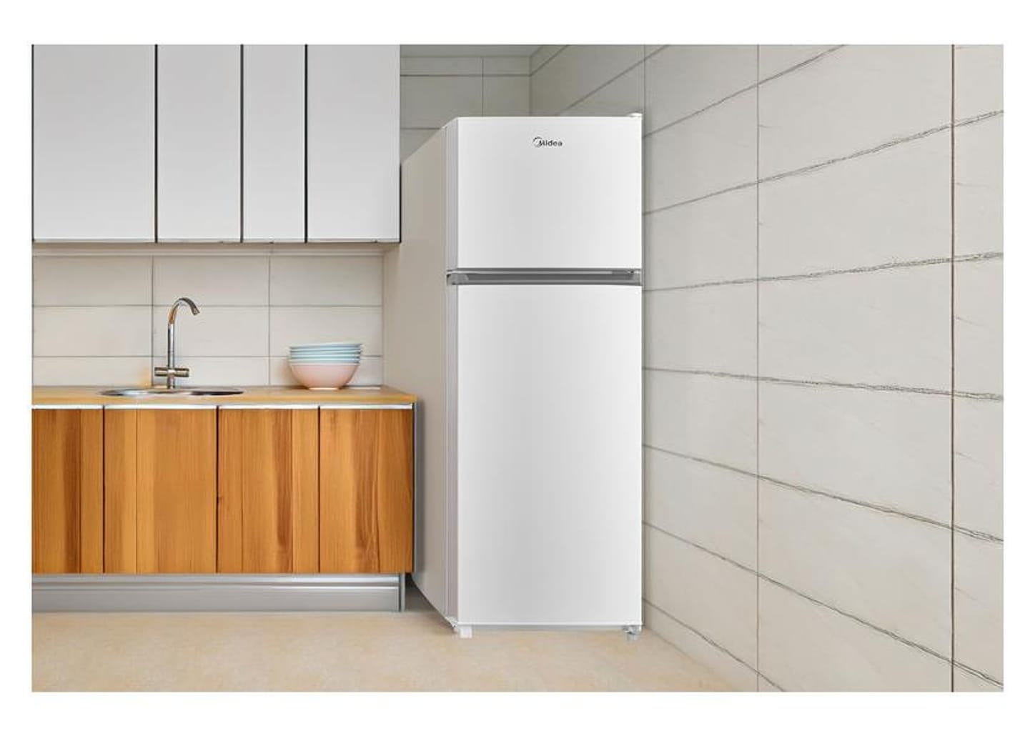 Geladeira/Refrigerador Midea Degelo Manual Duplex Branco 294L MD-RT411