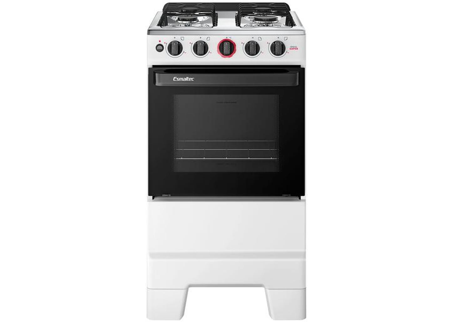 Fogão 4 Bocas Esmaltec Branco Acendimento - Automático Ideal Super 4121