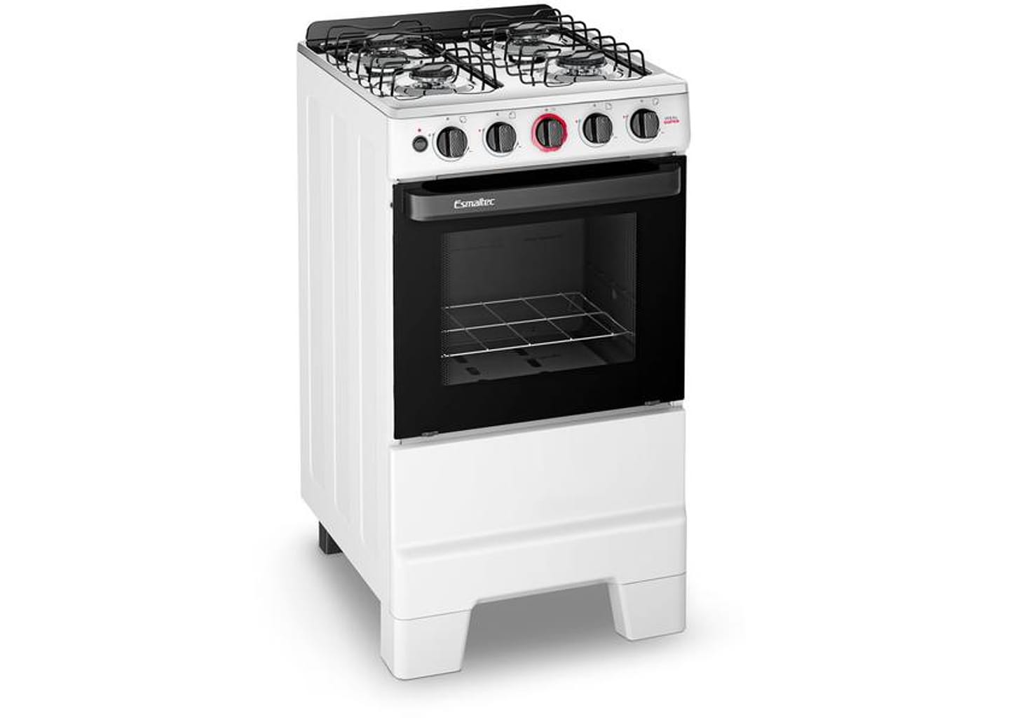 Fogão 4 Bocas Esmaltec Branco Acendimento - Automático Ideal Super 4121