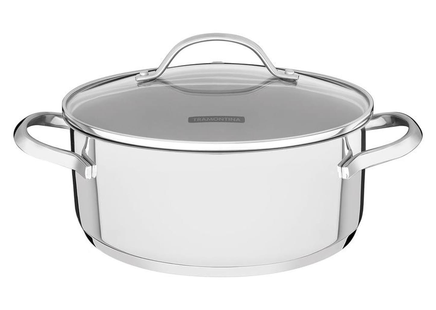 Caçarola Tramontina Inox Fundo Triplo 24cm 4,8L Una