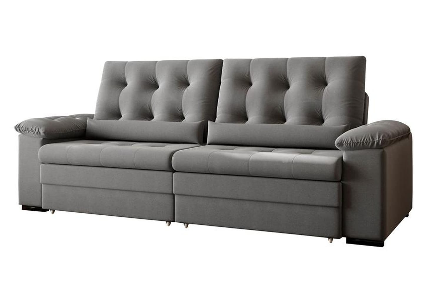 Sofá 2 e 3 Lugares Retrátil Reclinável Suede Phormatta Colômbia SMP