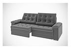 Sofá 2 e 3 Lugares Retrátil Reclinável Suede Phormatta Colômbia SMP
