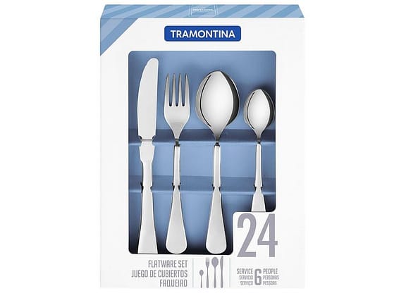 Faqueiro Tramontina Zurique 66986/005 Inox 24 Peças