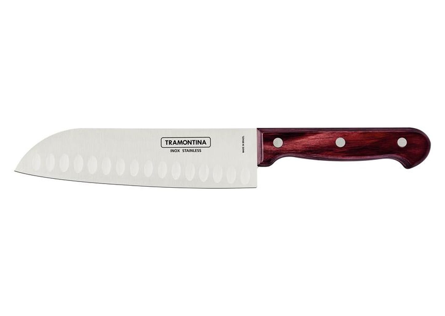 Faca Multiuso Tramontina Inox 7" Polywood Santoku