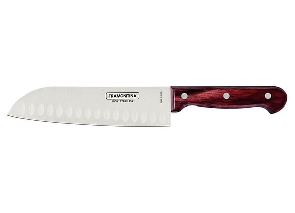 Faca Multiuso Tramontina Inox 7" Polywood Santoku