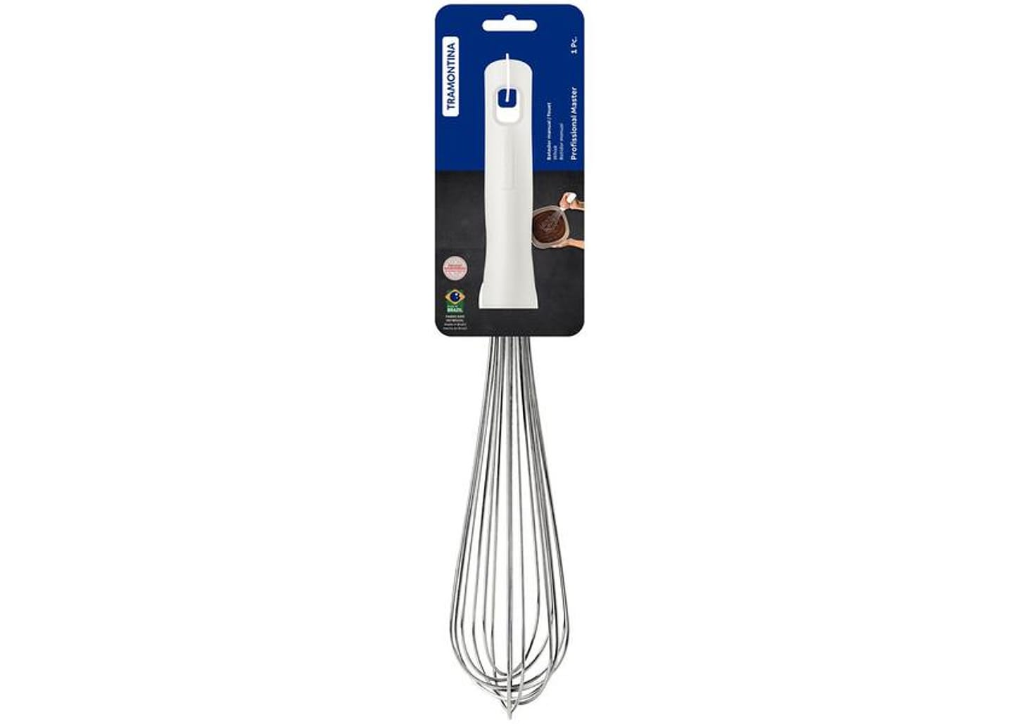 Batedor/Fuê de Claras 35cm Tramontina Profissional Master Branco