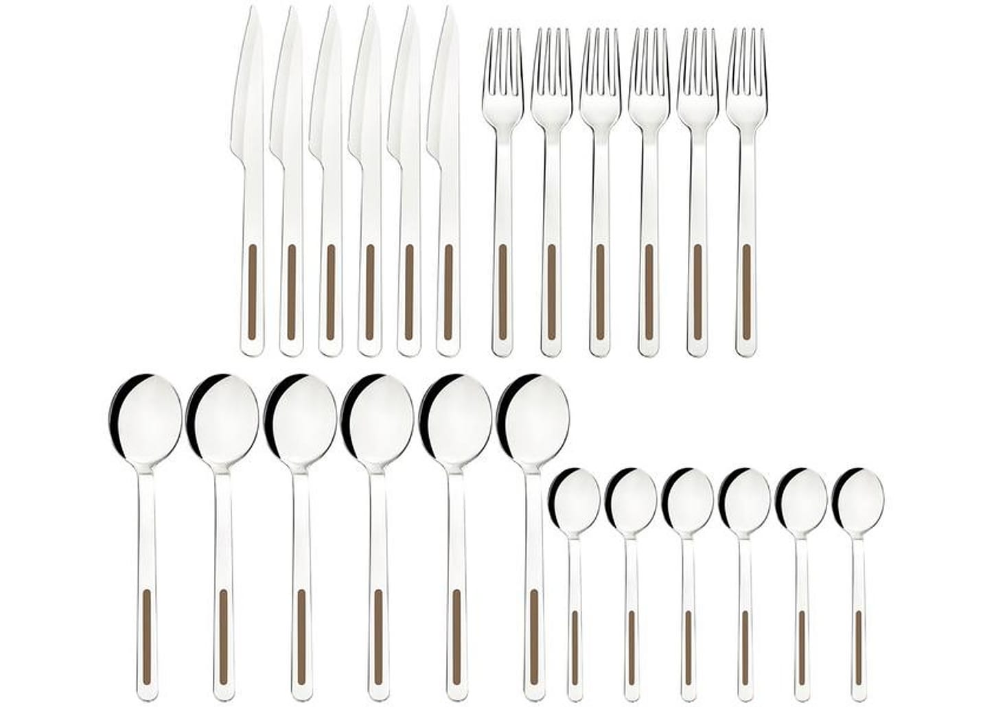 Faqueiro Tramontina Inox 24 Peças Vik Ágata