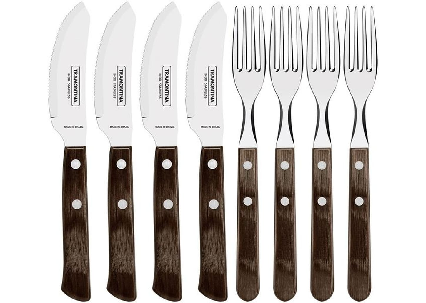Jogo de Talheres Tramontina Inox Churrasco 8 Peças